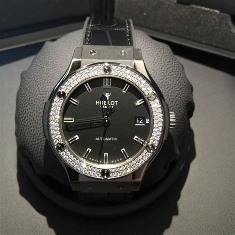 titanium 38mm hublot classic fusion diamond bezel|Introducing: The Hublot Classic Fusion Original .